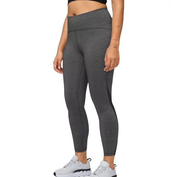 lululemon athletica Pants - Lululemon Train Times Pant 25" Grey leggings Size 8.